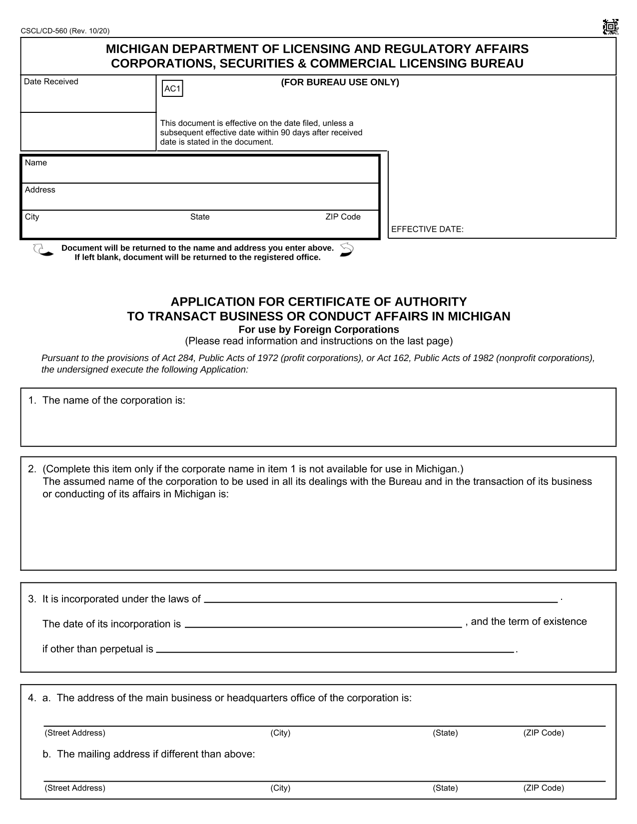application-for-certificate-of-authority-to-transact-business-or-conduct-affairs-in-michigan