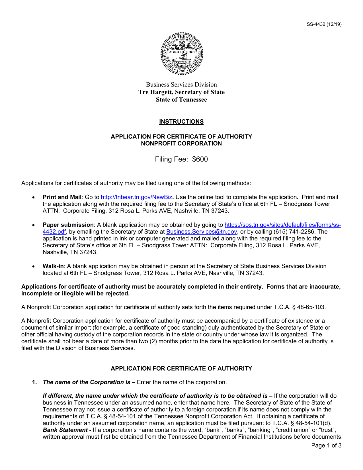 tennessee-application-for-certificate-of-authority-for-a-nonprofit-organization