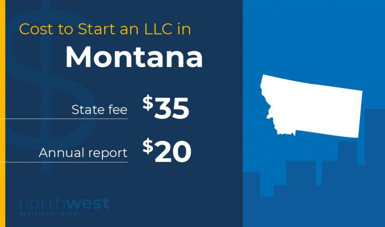 Start your Montana LLC for $35. Your annual report fee will be $20.