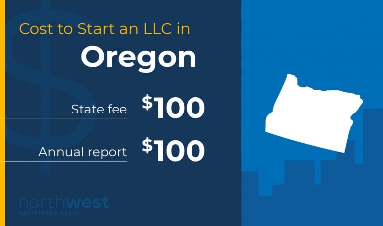 Start an LLC in Oregon for $100. Your Annual Report will also be $100 each year.