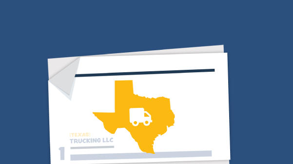 Texas LLC for Trucking